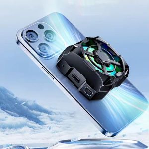 Alloy Mobile phone radiator cooler Magnetic Rechargeable 
