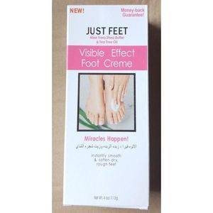 Just Feet Visible Effect Foot Creme Aloe Vera And Tea Tree Oil