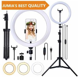 Light Ring-Light LED 10 Inches With Stand, Holder & Adapter LARGE 30CM