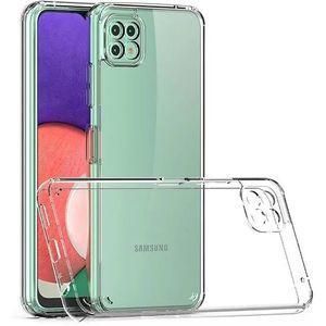 Samsung Galaxy A22 Diaphanous Transparent Edge Protective Back Case