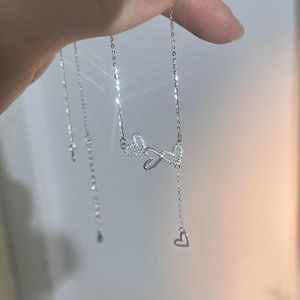 Women's Intertwined Heart Y-Necklace – Ideal Romantic Gift for Valentine’s & Special Moments