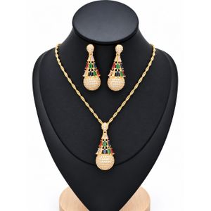 Crystal Frost Zirconia Alpine Ice Queen Luxury Jewelry Suite