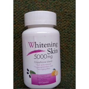 whitening skin 5000mg glutathione blend Capsules - 1500mg with L-Glutathione & Ginger, 60 caps | Beauty & Support* Supplement Whitening Pills 5000mg Collagen Skin