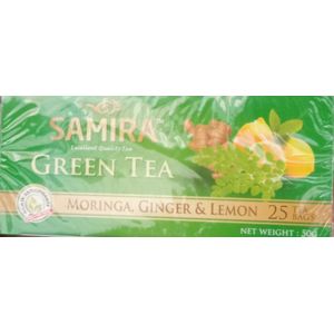 Samira Green Tea + Moringa, Ginger & Lemon