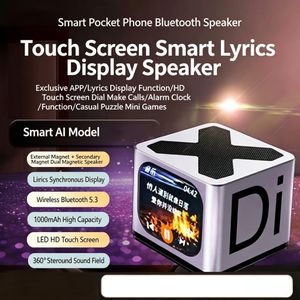 Smart Bluetooth audio alarm clock, mini speaker, high-quality smart subwoofer, pillow sleep speaker