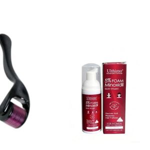 Ultimo 5% foam minoxidil + derma roller