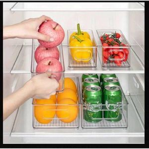 6PCS ACRYLIC FRIDGE ORGANIZER FOOD FRIDGE storage