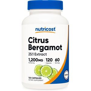 Nutricost Citrus Bergamot 1,200mg – Cardiovascular & Metabolic Support – 120 Capsules