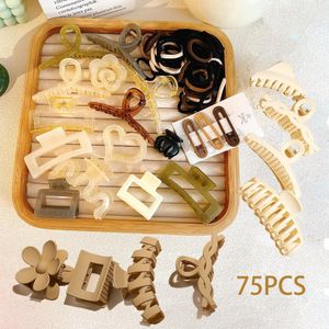 ToolSea 75-Piece Hair Accessory Kit – Multi-Size Claw Clips, Ponytail Holders & Barrettes For Women & Girls