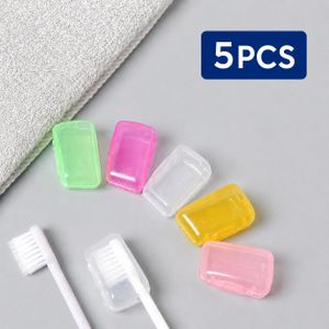 Toothbrush Head Cover – Portable Protective Toothbrush Cap (5 Pieces)