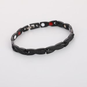 Hand Chain Bracelet Stainless Steel black