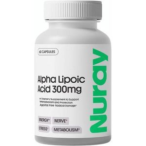 Nura Alpha Lipoic Acid 300mg 60 Capsules