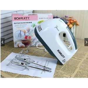 Scarlet 7 Speed Kitchen Dough Egg Cake Beater Hook Hand  Mixer