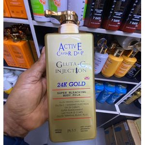 Skin Care Caviar Drip Gluta-C Injection Super Bleaching Body Milk (444ml)