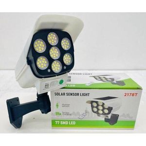 LED Solar Rechargeable Motion Sensor Light With Remote