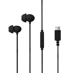 TK ME564FA Type-C Wired In-ear Headphones, Built-in Mic, Volume Control, HiFi Stereo Earphones 1.2M