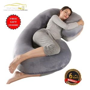 EverBeaming Pregnancy Relaxation and Maternity Pillow _ Grey