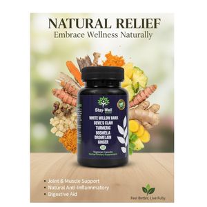 Stay-Well Naturals Boswelia, Bromeliad etc 60 caps