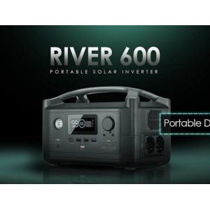 ECOFLOW RIVER 600 Solar Generator + FREE Solar Panel110w 3yrs warranty 