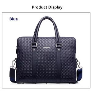 Original Leather Office Briefcase - Men's Business Bag - Laptop Bag