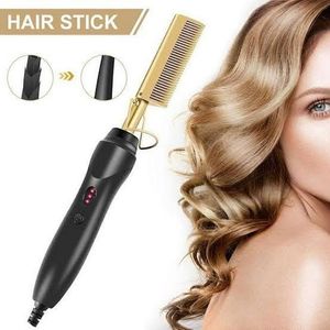 Electric Hot Comb Hair Straightener