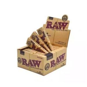 Raw Box Of Connoisseur Kingsize Rolling Papers With Tips
