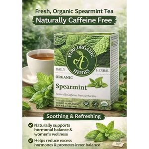Pure Organics Pure Organic Herbs Spearmint Tea