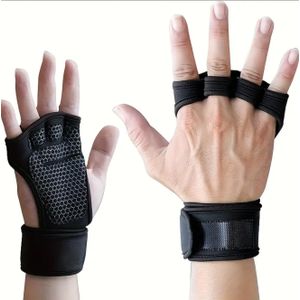 Unisex Non-Slip Semi-Breathable Sports Gloves – Mesh Summer Gloves for Yoga, Fitness & Weightlifting