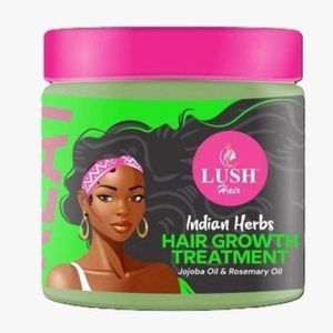 Lush Indian Herbs Hair Growth Treatment With Jojoba & Rosemary Oil – 500ml