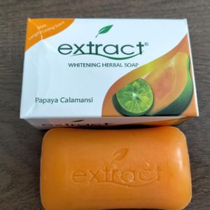 Extract 6 Bars Toning Herbal Brightening Soap - Papaya Calamansi