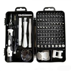 115-in-1 Precision Screwdriver Set - Magnetic Laptop Repair Kit, 101 Bits, Ergonomic Handle, 0.5 kg