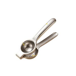 Current Stainless Steel Manual Lemon Squeezer - Heavy-Duty Hand Press Citrus Juicer for Kitchen & Bar