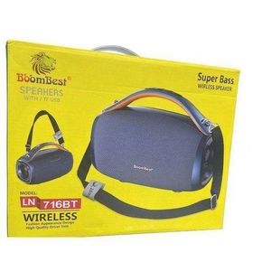 BoomBest  LN-716BT 50W Super Bass Wireless Portable Bluetooth Speaker - 8800mAh Battery