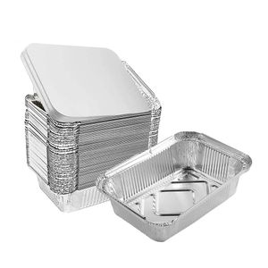 850ml Disposable Rectangle Aluminum Foil Pan, Aluminum Foil Bread