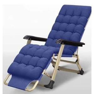 Relaxing folding chair recliner able _ blue