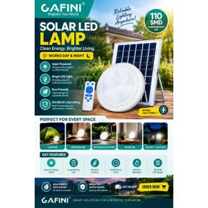 CAFINI CN-L3941T-1 Solar Ceiling Lamp – 110 SMD LED