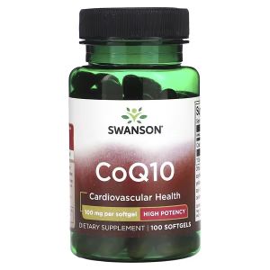 Swanson Swanson, CoQ10, 100 Mg, 100 Softgels
