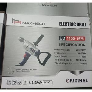 Maxmech Maxmech. MULTIPURPOSE 16MM DRILL MACHINE AND PAINT MIXER WITH STIR ROD