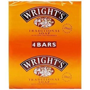 Wright's Traditional Coal Tar Fragrance Soap Bar 100g (4.4oz)