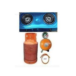 12.5kg Gas Cylinder,stainless Cooker+free Regulator Hose&Clip (orange)