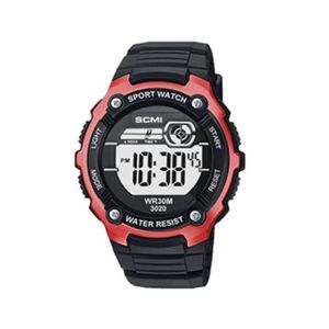 Wristwatch with rubber strap for student male female 