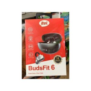 itel BudsFit 6 Super Bass, Clear Calls,Noise Cancellation ,