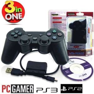 Wireless Vibrating Gamepad for Sony ps2 Gaming Controller for Playstation 2  Joystick for PC Joypad USB Game Controle