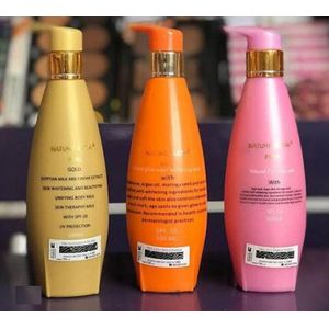Nature Glow Paris Natural Glow Super Brightening lotion - (300ml) Gold/Orange/Pink