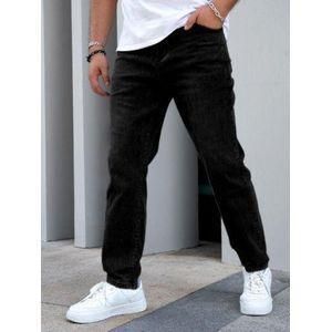 1 Smart Stock Jeans For Men- Black 