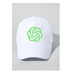 Beautify Design Baseball/Face Cap - White 