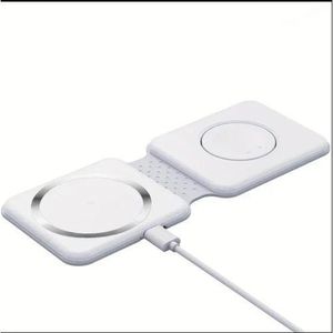 Dual Wireless Ultra Fast Charger - 2 in 1 Fast Wireless Charging Mat for iPhone, AirpodsMultiple Device Chargers Station for Samsung ( All Device & Gadgets That Support Wireless Charge )