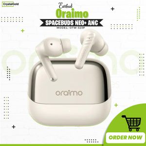 Oraimo SpaceBuds Neo+ ANC Spatial Audio True Wireless Earphones 30-hour Playtime Wireless Earbuds