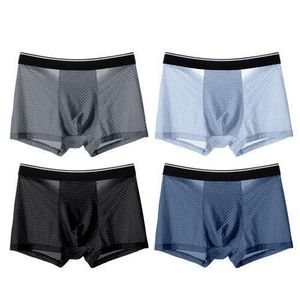 Ice Silk Mesh Breathable Boxer Briefs 3 IN 1
