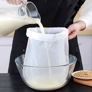 REUSABLE DRAWSTRING CHEESECLOTH MESH SIEVE BAG CHEESE CLOTH